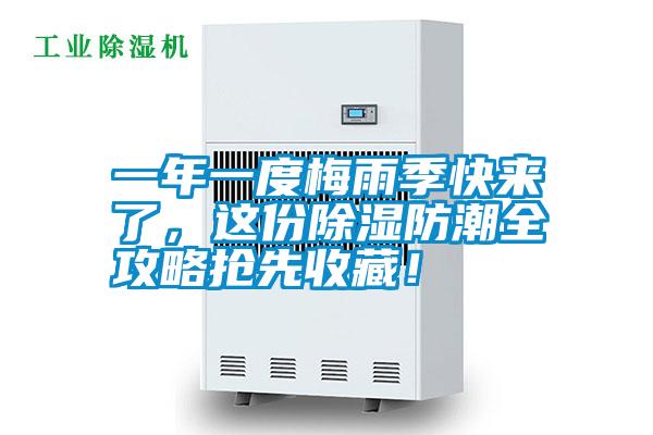 一年一度梅雨季快来了，这份除湿防潮全攻略抢先收藏！