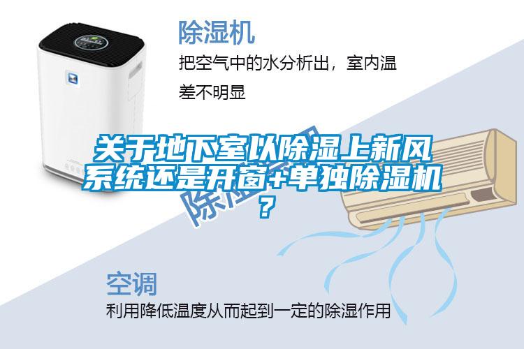 关于地下室以除湿上新风系统还是开窗+单独除湿机？