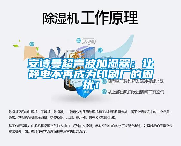 安诗曼超声波加湿器：让静电不再成为印刷厂的困扰！