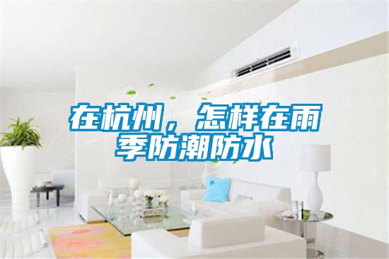 在杭州，怎样在雨季防潮防水