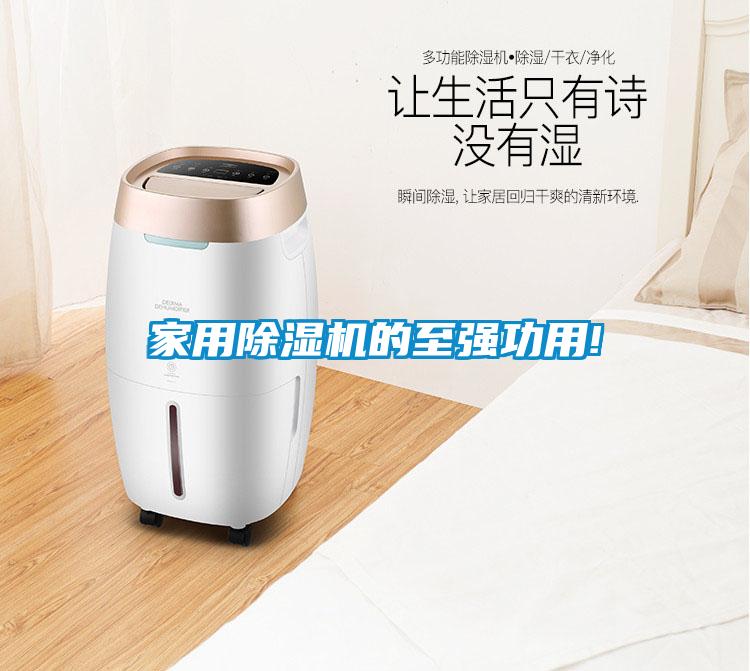 家用除湿机的至强功用!