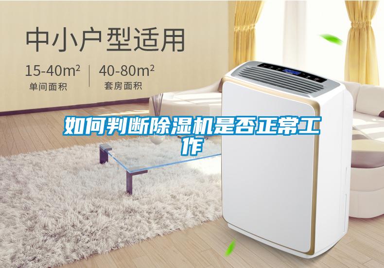 如何判断除湿机是否正常工作