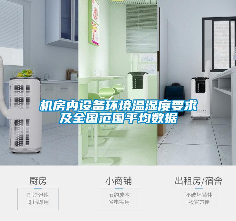机房内设备环境温湿度要求及全国范围平均数据