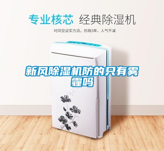 新风除湿机防的只有雾霾吗