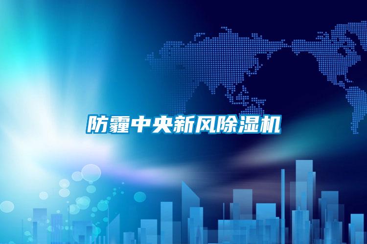 防霾中央新风除湿机