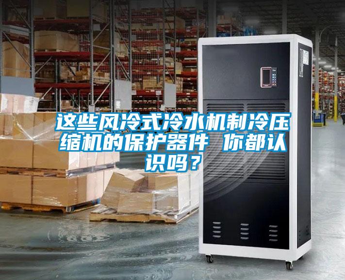 这些风冷式冷水机制冷压缩机的保护器件 你都认识吗？