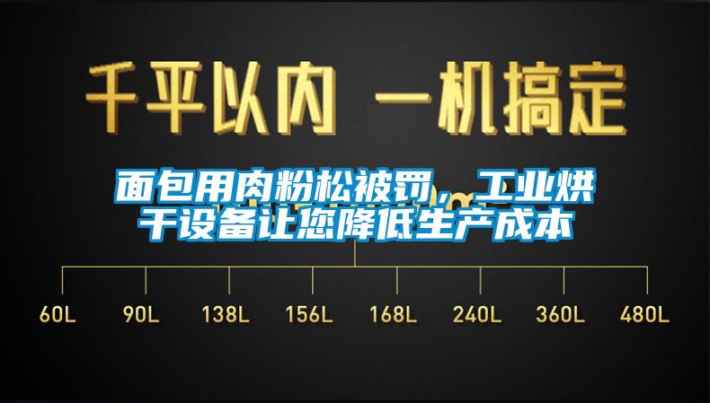 面包用肉粉松被罚，工业烘干设备让您降低生产成本