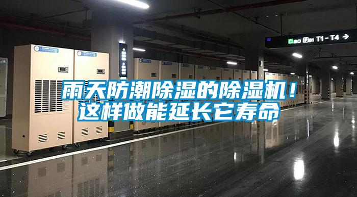 雨天防潮除湿的除湿机！这样做能延长它寿命
