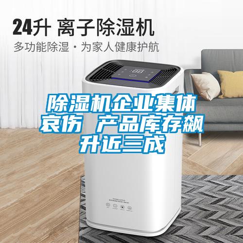 除湿机企业集体哀伤 产品库存飙升近三成