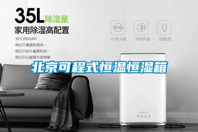 北京可程式恒温恒湿箱