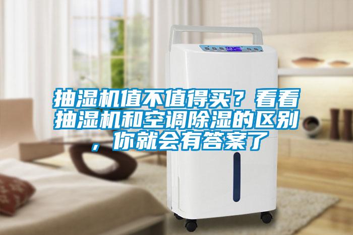 抽湿机值不值得买？看看抽湿机和空调除湿的区别，你就会有答案了