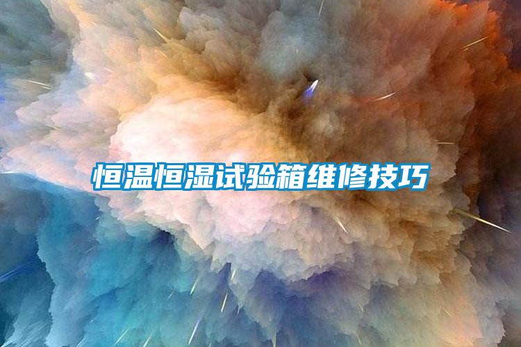 恒温恒湿试验箱维修技巧
