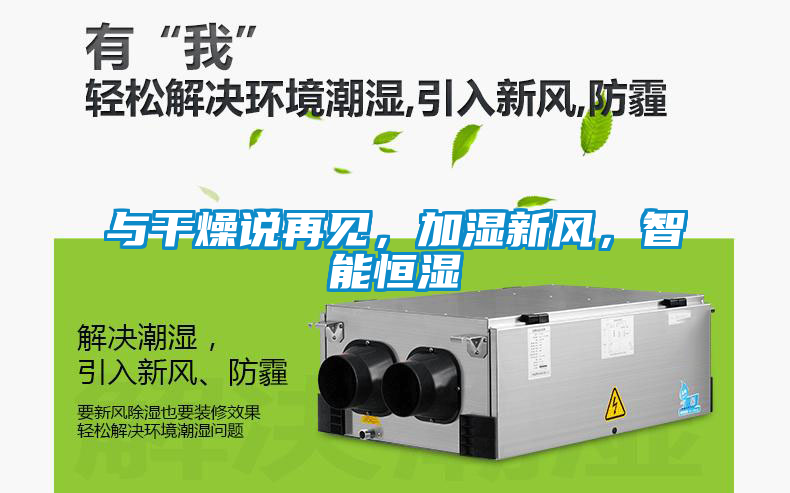 与干燥说再见，加湿新风，智能恒湿