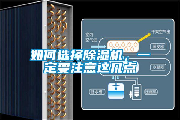 如何选择除湿机，一定要注意这几点