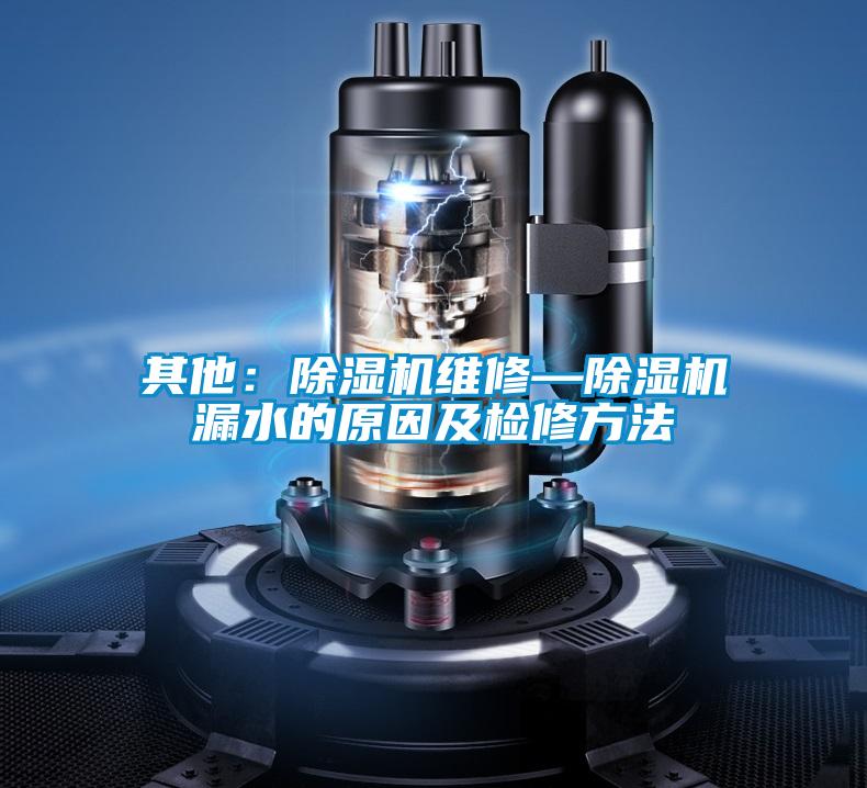 其他：除湿机维修—除湿机漏水的原因及检修方法