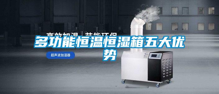 多功能恒温恒湿箱五大优势