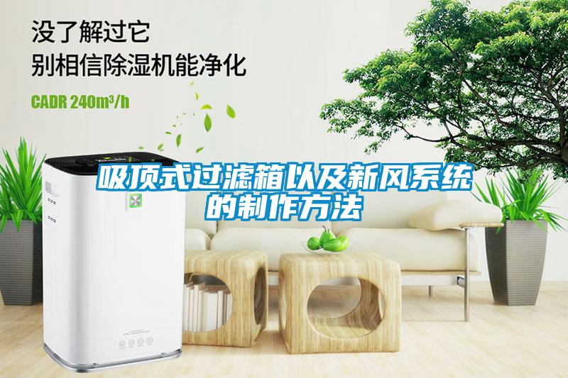 吸顶式过滤箱以及新风系统的制作方法