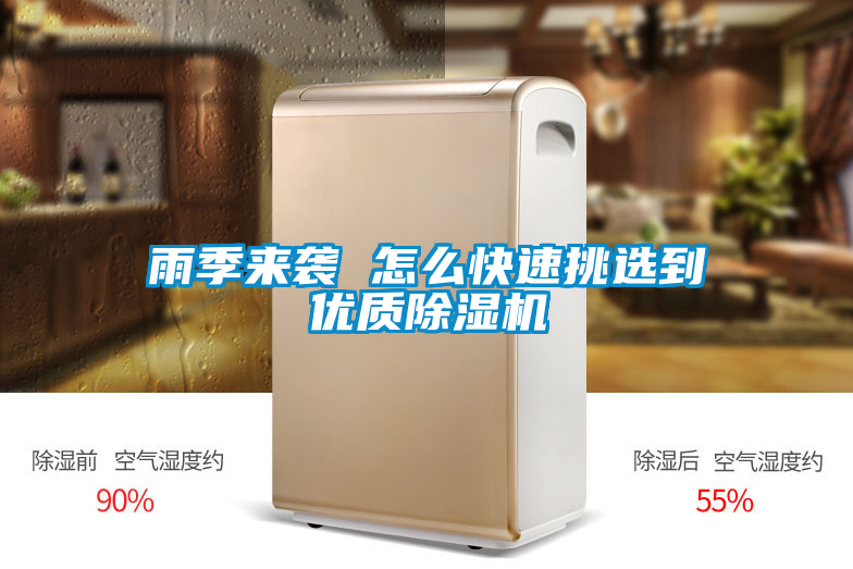 雨季来袭 怎么快速挑选到优质除湿机