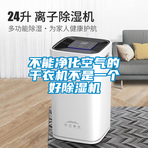 不能净化空气的干衣机不是一个好除湿机
