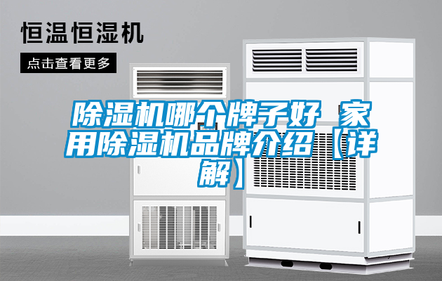 除湿机哪个牌子好 家用除湿机旭彩网【详解】