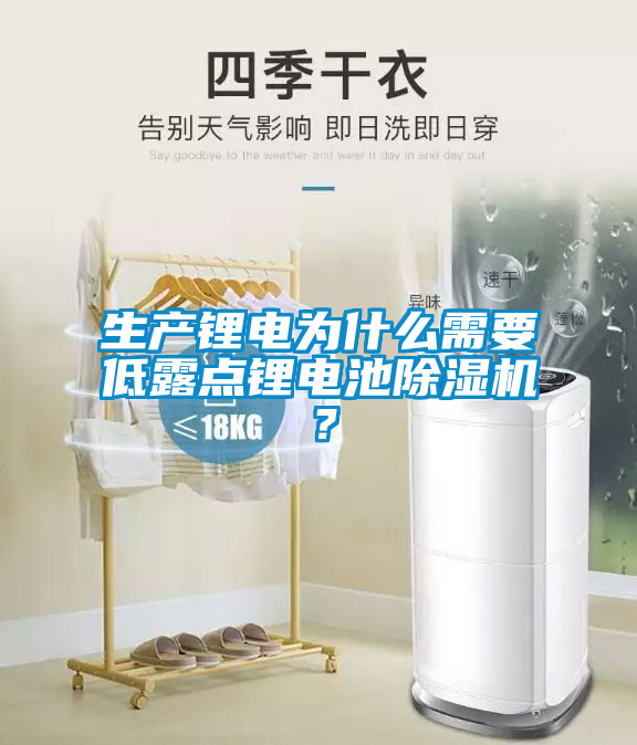 生产锂电为什么需要低露点锂电池除湿机？