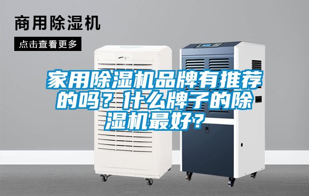 家用除湿机品牌有推荐的吗？什么牌子的除湿机最好？