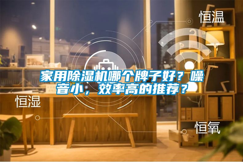家用除湿机哪个牌子好？噪音小，效率高的推荐？